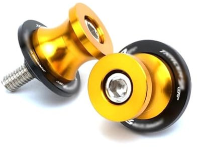 Schwingenschutz Montageständer Für Tracer9gt für Tracer700gt für Tracer 900gt 700gt 900 10MM Schwinge Spulen Slider Stand Schrauben Schrauben CNC Motorrad Zubehör(Yellow)