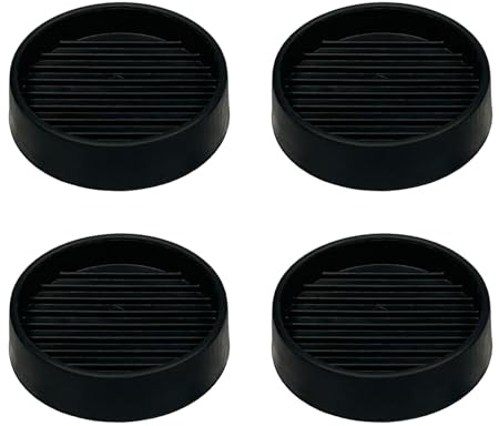 Bliceon 2 Inch Rubber Caster Cups,Non-Slip Furniture Coasters,Round Carpet Protectors,Wood Floor Sofa Foot Protectors,Round Protectors for Carpets and Floors(4Pcs)