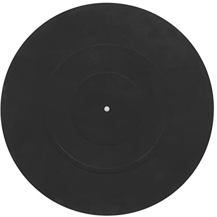 AYNEFY Skivbordsmatta, Vibrationsreducerande Statisk Resistent Professionell Vinylskiva med Svart, Hållbar, Halkfri Design, för -slipmatta