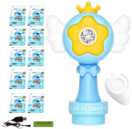 Souffleur de mousse pour voiture | Distributeur de mousse rechargeable avec lumières LED pour baignoire, piscine, jardin, mariage, anniversaire, fête, pelouse