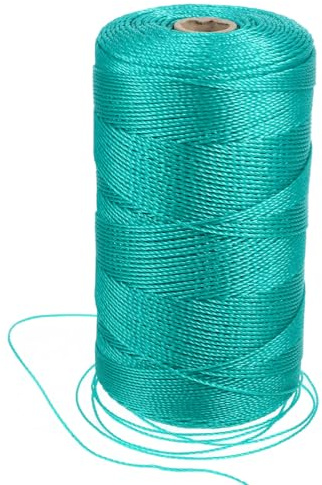 Abaodam 1 Rollo Cuerda de Jardín Alta Resistencia Cuerda para Plantas Enredaderas y Proyectos de Jardinería Color Verde Multiusos para Atar Pescar y Actividades al Aire