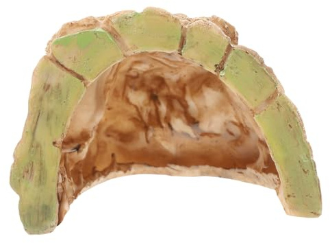 Toyvian Terrario Per Tartarughe Nascondiglio Per Rettili Rampa Decorativa in Resina Grotta Per Terrario Forniture Per Rettili