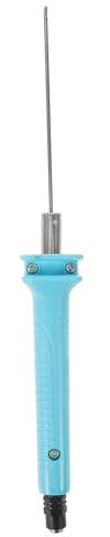 SHERCHPRY Penna Riscaldante per Taglio Schiuma Multiuso, Penna Elettrica da Taglio per Fai da Te Impugnatura Blu da 100mm, Utensile Portatile Sicuro per Incisione Polistirolo e Materiali Artigianali
