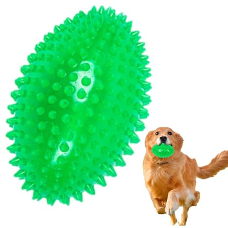 Hundespielzeug Stachelbälle- Robuste Hundespielzeugs Bälle, Unzerstörbare Kauspielzeuge, Interaktiv boll, Zahnpflege Spielzeug | Für Aggressive Kauer Kleine Mittlere Große Hunde Training