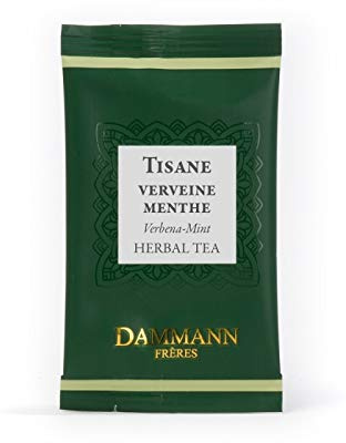 Dammann Verveine Menthe - Infusión de hierba luisa y menta, 24 bolsitas - Dammann Frères