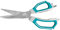 TOTAL - Forbice da Cucina Smontabile | Lunghezza 225 mm | Funzione Apribottiglie, Apriscatole e Rompi-Noci | Utilizzabile come Coltello e Sega | Acciaio inossidabile