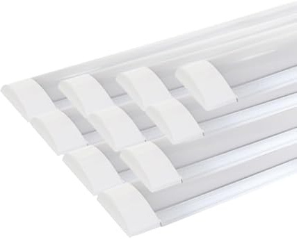 SILUMEN - Regleta LED 120 cm 36 W (paquete de 10), color blanco neutro 4200 k
