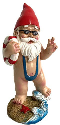 MEYENG Statue Fées Nain Résine Statue Nain Jardin Humour Statue Jardin Polyrésine Statue Jardin Exterieur Décor À La Maison Artisanat d'art pour Pelouse