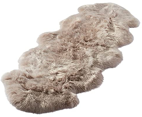 Altlue Grand Tapis Peau Mouton Veritable Tapis Fourrure Naturel Peau De Bete (Size : 2p)