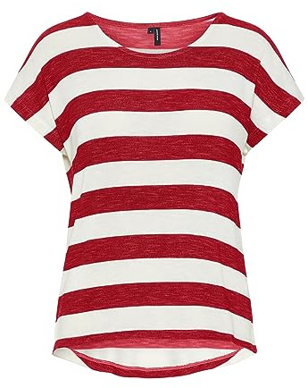 VERO MODA VMWIDE Stripe S/L TOP GA JRS NOOS
