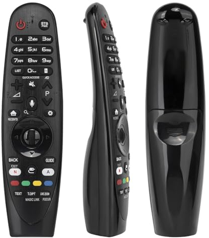 Magic Fernbedienung AN-MR650A NUR für LG 2017 Smart TV, Ersatz für LG TV Voice Magic Fernbedienung AN-MR650A AKB75075301, mit Voice/Magic/Pointer Funktionen, Mit 2 beliebten Shortcut-Tasten