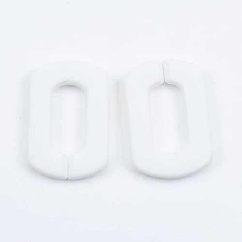 KENID 10/20/30 Stück 20 x 30 mm Acryl-Kettenglieder, offene Binderinge für DIY-Ohrringe, Halsketten, Schlüssel, Handtasche, Schmuckherstellung, Zubehör