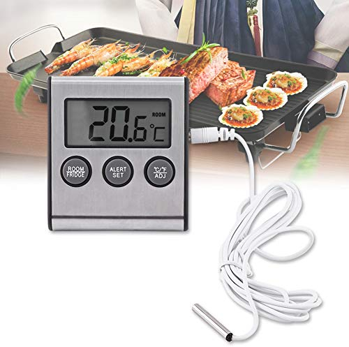 Kühlschrank-Thermometer, Digitales Gefrier-/Kühlschrank-Thermometer, Mit Klarem LCD-Display, Gefrierschrank-Thermometer, Temperaturanzeige, Mit Magnet Und Ständer Für Zuhause, Küche, Restaurants, Bars
