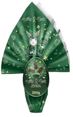 AFTER EIGHT Uovo di Pasqua 2025 Cioccolato Fondente alla Menta con 3 Cioccolatini 254g