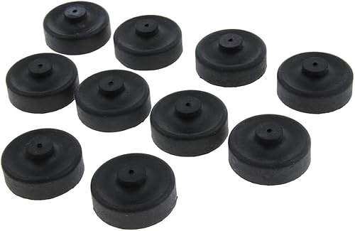 10 Stück schwarze Aquarium-Membran-Luftpumpenteile, EPDM-Gummi-Sauerstoffpumpe, Ersatzteile für Aquariumpumpen und Filter (mehrere