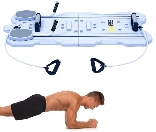 Portable Strength Training Equipment | Versatile Pilates Reformer Machine for Effective Workouts | Ideal Ab Core Trainer for Indoor and Outdoor Use | Compact and Easy to Store for Fitness Enthusiasts