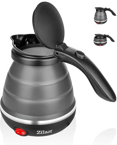Hervidor de Viaje Plegable y Portátil - Mini Hervidor Compacto de 0,5 L - 750 W