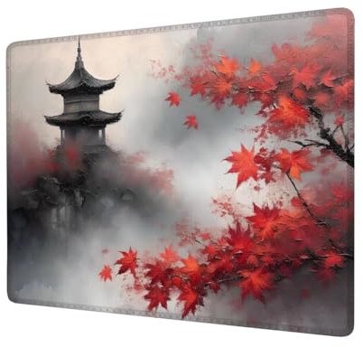 Mouse Pad Grey Mouse Mat Small 290x240x3mm Desk Mat, Mini Desk Pad Pavilion Mousepad with Stitched Edges, Waterproof Surface, Gaming Mousemat for Wireless Mouse Travel Office Laptop Portable H1-666