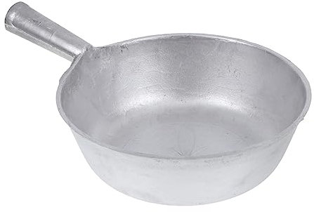 Alipis Mestolo Vecchio Stile Maniglia Piccolo Manico Del Mestolo Fornitura Di Cucina Con Maneggiare Il Mestolo Dell'acqua Cucchiaio D'acqua Giardino Del Mestolo D'acqua Silver Alluminio