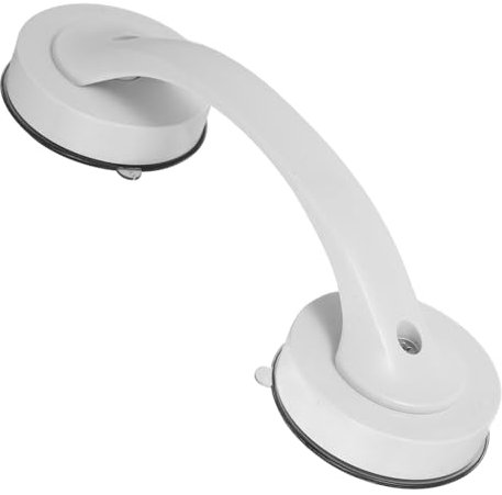VERDANVERSE Bathroom Grab Bar Suction Cup Non-Skid Handrail Support for Bathtub Plastic Safety Handle for Elderly Versatile Installation for Home Use