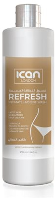ican London Intimate Wash, pH Balanced, With Frankincense Extract, 250ml