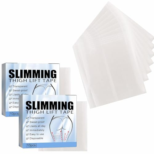 Nastro Di Sollevamento Della Coscia, Patch di Serraggio Anti Cellulite, Patch Anticellulite e Serraggio della Coscia, Contorno Modellante Corpo, Cerotto Rassodante per Gambe, 20 Pezzi