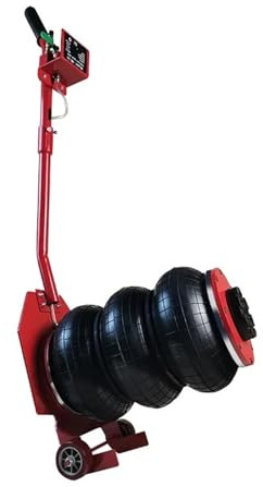Cric pneumatique cric airbag Vérin pneumatique Portable à Triple Levage Rapide et Efficace for véhicules de Levage pneumatique de 3 tonnes et 5 tonnes de Type Ballon(3 Ton Foldable)