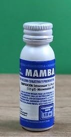 Fungicida de acción CURATIVA y PREVENTIVA especifico contra OIDIO Y MOTEADO. Mamba (15 CC)