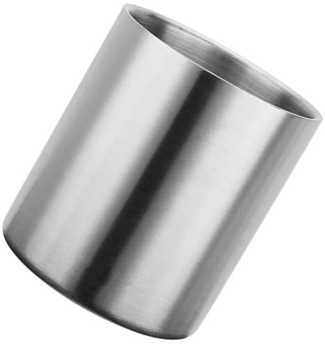 PENIKOKO Mug Double Paroi en Acier Inoxydable 260 Ml sans Anse, Tasse à Thé et Café, Gobelet Inox pour Camping et Maison, Résistant la Chaleur, Facile à Nettoyer, Tasse de Voyage