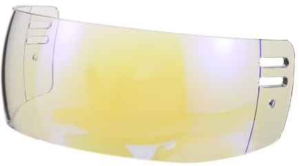 FOMIYES Visiera Trasparente per Casco da Hockey su Ghiaccio Antiappannamento Antigraffio Rivestimento Protettivo per Adulti e Giovani, Attrezzatura da Hockey Installazione Semplice