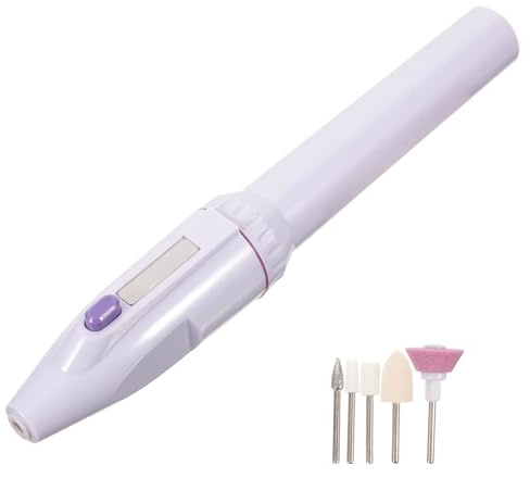 Outanaya Taladro Eléctrico para Uñas Portátil, Herramienta para Pulir Uñas Acrílicas, Máquina de Manicura Compacta sin Batería, Adecuado para Salón, Hogar y Viajes, Diseño Ergonómico