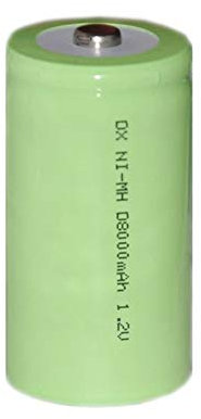 Without Brand FJY-BATTEERY, batteria ricaricabile NiMH Ni-Mh da 4 mcx 8000 mAh dimensione D LR20 R20 della torcia e fornello Forno a gas scaldaacqua bruciatore, 4PCS