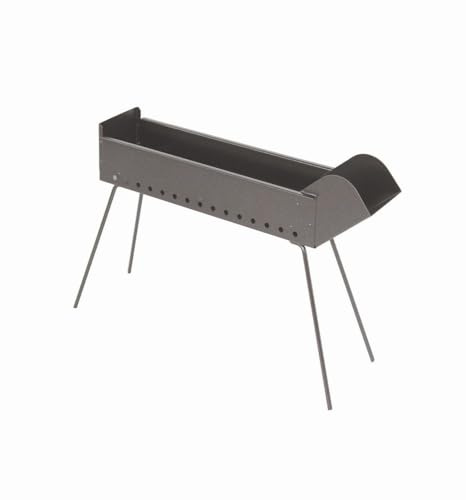 BARBECUE CUOCISPIEDINI A CARBONELLA RICHIUDIBILE cm.80x14X65h. FERR 400978a