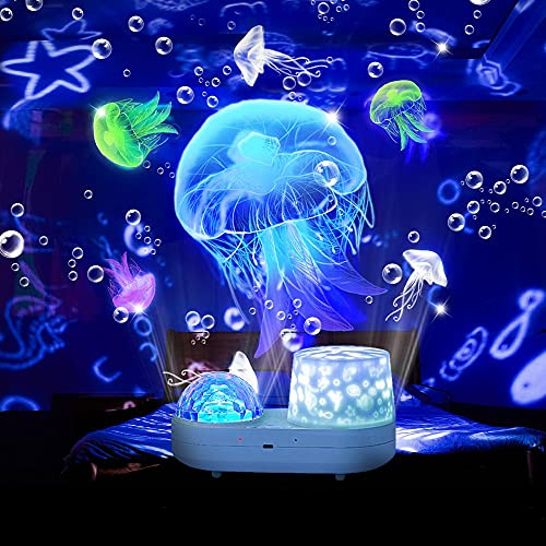 KELAHOUSE Veilleuse de ciel étoilé océan projecteur pour enfants, projecteur de constellation galaxie, nébuleuse rotative à 360 degrés