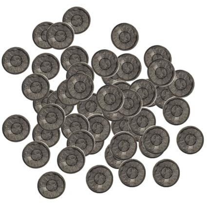 Uposao 50Pcs Vassoio per Piantine Pellet di Torba Blocco Nutrizionale per Coltivazione di Piante, Torba in Dischetti Coltura del Suolo, Avviamento di Propagazione E Germinazione