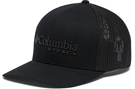 Columbia, Gorra de Malla Unisex con Logotipo de PHG para Adultos, Negro -, XXL