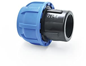 PP-Fitting Qualitäts Produkt MEGA Auswahl alle größen von Verschraubung für PE-Rohr Klemmverbinder Trinkwasser Winkel (Übergang IG, 25 - (3/4))