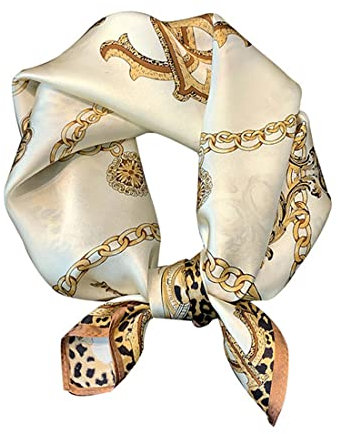 KOOYOL Damen Seide Halstuch Seidentuch Schal Frauen Damenschal Seidenschal Halstücher