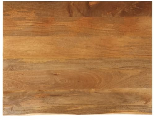 vidaXL Tischplatte mit Baumkante 100x80x2,5 cm Massivholz Mango