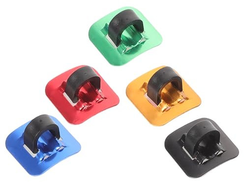 BESPORTBLE 5St Fahrradzubehör cable clips cable clamp Fahrradrahmenkabelhalterung Fahrrad Bremskabel Fahrradbremsleitungshalter Schlauchführung aus Legierung Umwerferkabelklemme Plastik