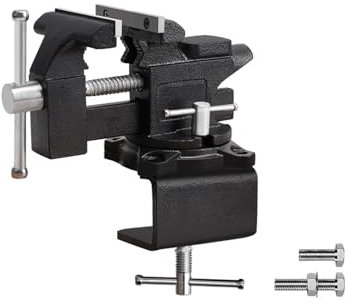 XUHONGYA Étaux D'établi Rotatifs 2 en 1, Réglables, Multifonctionnels, Pince De Table Robuste for Le Travail du Bois, Le Travail des Métaux Et Les Projets De Bricolage