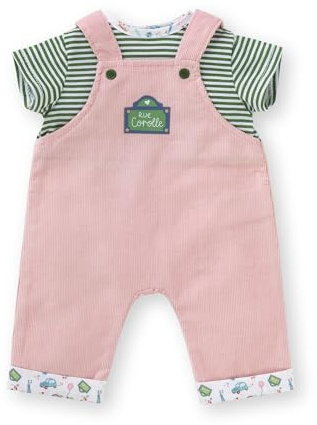 Corolle Mon Premier Poupon Shirt und Latzhose, Paris, für alle 30cm Babypuppen, ab 18 Monaten