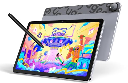 Ugee UT2 Tableta Independiente con Pantalla 2K de 10,36 Pulgadas y Acabado NanoMatte, Pad Portátil con U-Pencil, 6GB+128GB, Android 14, 7000mAh, 8MP+8MP, Cuerpo Metálico