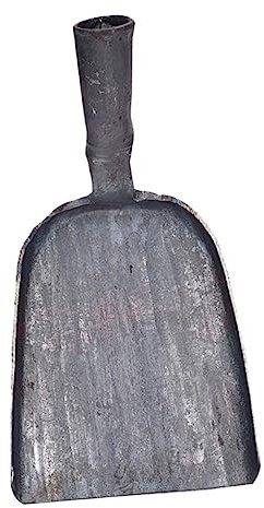 ANDRESLAD Pala De Acero Forjado Para Cenizas Ligera y Resistente Pala Pequeña Para Chimenea y Barbacoa Herramienta Práctica Para Limpieza De Brasas Hogares y Estufas