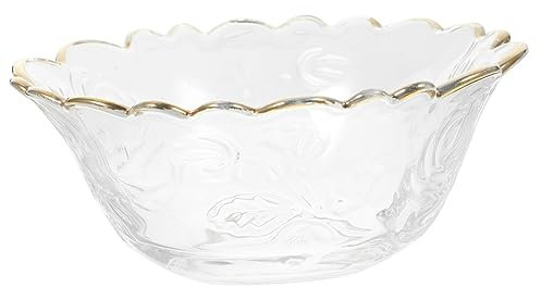Gatuida Ciotola da Dessert Vetro con per Frutta Insalate e Dolci Ciotola Decorativa per Feste e Ristoranti Facile da e