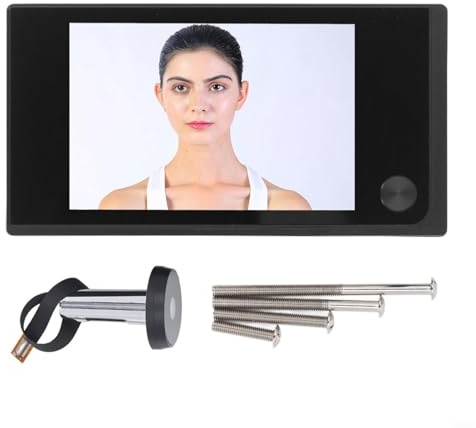 Tidevib Digitale Türspion Kamera mit 3,5 Zoll LCD-Bildschirm 720P HD Weitwinkel Türklingel Sicherheitssystem für Heimschutz