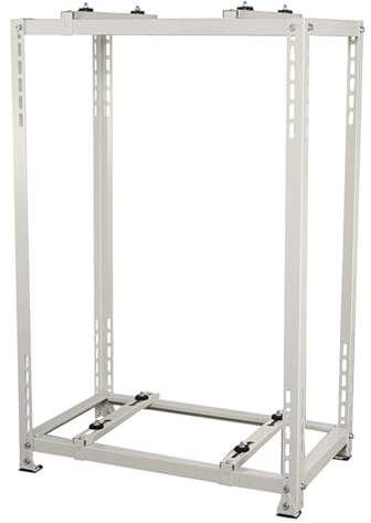 Staffa di supporto resistente per condizionatore d'aria – Supporto a terra per assorbimento degli urti doppio per unità AC mini split base universale per pompa di calore e soluzione di montaggio