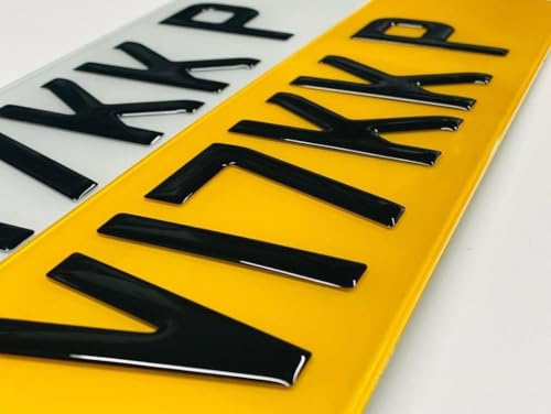 4D | 3mm | 5mm | 4DGel | Car | Van | Truck | Lorries | Acrylic/Number/Plate Pair | Front | Rear | Automotive
