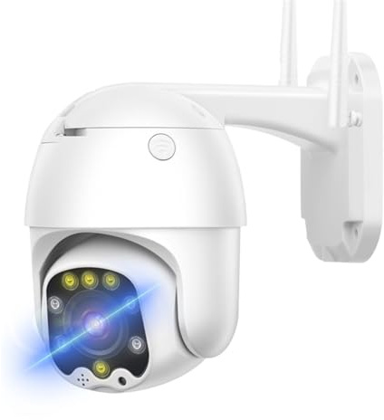 CSDASW Telecamera di Sicurezza PTZ Esterna da 5MP 4G Telecamera di Sicurezza AI Rilevazione Umana H.265 SIM Card Telecamera IP Telecamera di Sicurezza CCTV Senza Fili(4mm,1_WiFi ADD 32G)