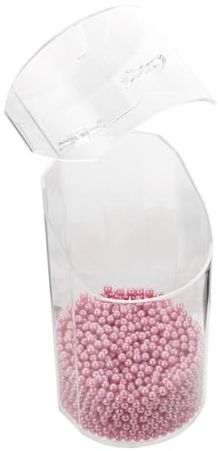 Veemoon Makeup Brush Storage Tube Acrylic Lid for Cosmetic Organizer for Makeup Tool Display Vanity Table